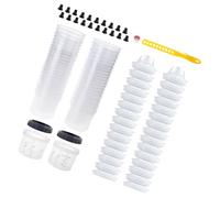 Tazza di miscelazione della vernice a prova di perdite con scala di misurazione, agitatore usa e getta per spruzzatore automobilistico e strumenti di rivestimento auto scala accurata