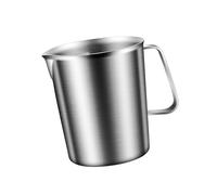 Tazza di misurazione per cottura in acciaio inossidabile 304 ad alta capacità con scala precisa per la cucina graduata Becher con manico Scala di misurazione accurata del liquido