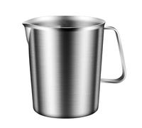 Tazza di misurazione per cottura in acciaio inossidabile 304 ad alta capacità con scala precisa per la cucina graduata Becher con manico Tazza di misurazione da cucina resistente alla corrosione
