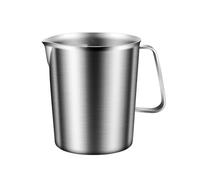 Tazza di misurazione per cottura in acciaio inossidabile 304 ad alta capacità con scala precisa per la cucina graduata Becher con manico Tazza di misurazione da cucina resistente alla corrosione