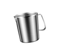 Tazza di misurazione per cottura in acciaio inossidabile 304 ad alta capacità con scala precisa per la cucina graduata Becher con manico Tazza di misurazione da cucina resistente alla corrosione