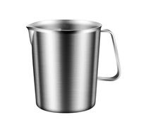Tazza di misurazione per cottura in acciaio inossidabile 304 ad alta capacità con scala precisa per la cucina graduata Becher con manico Tazza di misurazione da cucina resistente alla corrosione