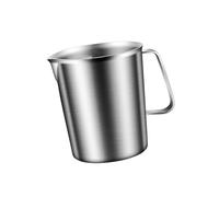 Tazza di misurazione per cottura in acciaio inossidabile 304 ad alta capacità con scala precisa per la cucina graduata Becher con manico Scala di misurazione accurata del liquido