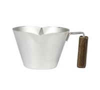 Tazza di misurazione portatile a doppio beccuccio che offre una doppia scala, adatta per cucinare e bere attrezzature per la produzione di birra casalinga