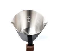 Tazza di misurazione portatile a doppio beccuccio che offre una doppia scala, adatta per cucinare e bere attrezzature per la produzione di birra casalinga