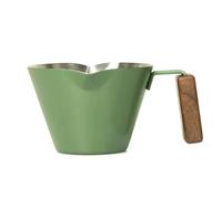 Tazza di misurazione portatile a doppio beccuccio che offre una doppia scala, adatta per cucinare e bere attrezzature per la produzione di birra casalinga