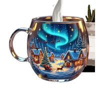 Tazza di Natale, tazza da caffè per le vacanze, tazza da tè divertente, design decorativo dipinto, per grandi viaggi invernali, bar, feste, casa, matrimonio, compleanno, calza della Befana, uso di