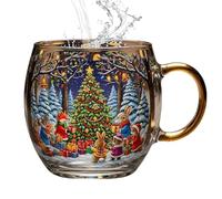 Tazza di Natale, tazza da caffè per le vacanze, tazza da tè divertente, design decorativo dipinto, per grandi viaggi invernali, bar, feste, casa, matrimonio, compleanno, calza della Befana, uso di