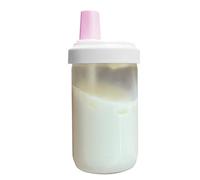 Tazza di paglia di tè al latte - Tè da tè a bolle trasparente con coperchio, tazza da bevanda riutilizzabile da 500 ml | Tazza da tè a perdita portatile, bicchiere di paglia largo, contenitore