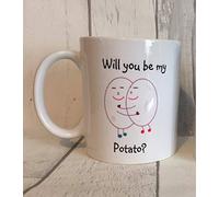Tazza di patate, tazza vegana, tazza di patate amore carino, tazza ti amo, regalo vegano, tazze dietetiche, regali di carboidrati, buongustaio, tazza di compleanno vegano, tazza motivazionale