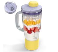 Tazza di ricambio per frullatore Ninja BlendBOSS, bicchiere da viaggio con coperchio Sip & Seal, compatibile con frullatore Ninja DB301 DB351 (limonata alla lavanda)