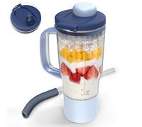 Tazza di ricambio per frullatore Ninja BlendBOSS da 26 once | Bicchiere da viaggio con coperchio Sip & Seal, compatibile con frullatore Ninja DB301 DB351 (Cyberspace)