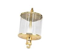 Tazza di riempimento deII'oliatore a goccia in ottone con mirino da 4 pollici, tazza deII'olio del lubrificatore da 1/4 3/8 1/2 pollice maschio, 1 pz.(3/8 inch)