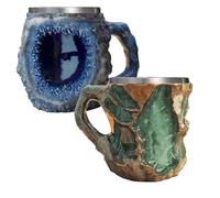 Tazza Di | Tazza In Pietra Minerale Stilizzata - Contenitore Per Acqua Casa Cucina Uomini Donne Regalo Te Latte Ristorante