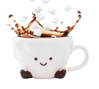 , tazza di tè in in ceramica | Tazze da caffè cloud 450ml Donne,Drinkware in ceramica con espressione per la decorazione della tavola della cucina