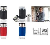 Tazza di tè isolante EMSA, 420 ml, piacere nero più puro per in viaggio, inserto da schermo 2 in 1, -1 pezzo (3110600587) NEW