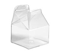 Tazza di Vetro per Latte da 250 Ml, Tazza di Vetro per Acqua Trasparente a Forma di Casa per Caffè Tazza per Schiuma di Latte Contenitore per Versatore