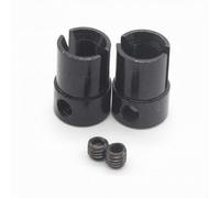 Tazza Differenziale Rc Per HSP Fly Fish 4WD 02016 1/10 2 Pezzi In Metallo E Acciaio Per Giunto B Universale, Viti Di Fissaggio Per Auto RC, Veicoli Fuoristrada, Accessori Per Monster Truck(Black)
