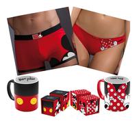 TAZZA DISNEY MINNIE /TOPOLINO+slip o boxer tutte le taglie uomo/donna ragazzo/a