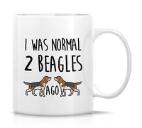 Tazza divertente - Beagle Mom Beagle Dad Beagle Owner Gift Dog Lovers 325 ml tazza da caffè in ceramica - umorismo sarcasmo motivazionale regalo di compleanno per lui i suoi amici colleghi uomini