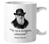 Tazza divertente con frasi, messaggio divertente, umorismo sarcastico, Darwin