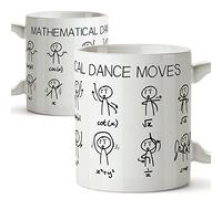 Tazza Divertente e Originale per Gli Amanti della Matematica - The Maths Dance - Taza de cerámica 350 ml - Gift for Mathematicians