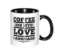 Tazza Divertente Il caffè È Il Mio Amore Resistente Graffi Idee Regali Tazze Caffe E The Simpatica Regali per La Famiglia Tazza Mug 11Oz