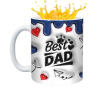 Tazza Divertente Per Papà,Tazza da Tè Ceramica 3D Divertente - Da Bar Per Tè Birra Whisky Casa Feste Vacanze Campeggio Giochi Famiglia Picnic,Supporto Scrivania Libreria Picnic Vacanza Famiglia