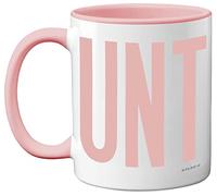 Tazza divertente per uomini e donne, tazza C UNT, divertente slogan sarcastico, regalo per colleghi di lavoro, C* nt Crude Rude Novità scherzo bavaglio umoristico regalo di compleanno per gli amici,