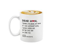 Tazza Divertenti Dear Thanks for Being My Tazze Natale 330ml