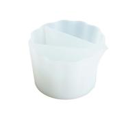 Tazza divisa in silicone, Tazza divisa per colata di vernice siliconica Riutilizzabile 2/3/4/5 canali Tazza divisa per vernice in silicone Tazza divisa in acrilico per versare acrilica Fluida