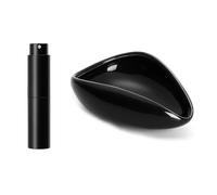 Tazza dosatrice for chicchi di caffè 1/2 pezzi Vassoi for tazze dosatrici in ceramica Set di flaconi spray da 8 ml Accessori for smerigliatrice manuale automatica(Black set)