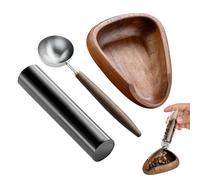 Tazza dosatrice per caffè, vassoio dosatore per fagioli, 3,2 x 13,2 cm, design adatto al caffè, set di strumenti per la preparazione di birra in casa, bar, principianti, professionisti, uomini e donne
