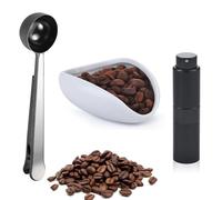 Tazza dosatrice per chicchi di caffè, pala da caffè con clip, set di bottiglie spray, accessori da caffè per bar