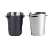 Tazza dosatrice per macchina da caffè, in acciaio inox, 51/53/58 mm per una misurazione precisa del caffè e protezione dalla ruggine (nero, 53 mm)