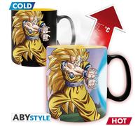 Tazza Dragon Ball Z Goku Saiyan Kamehameha Heat Change Mug CB ABYstyle