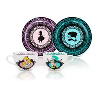 Tazza E Piattino Mad Hatter In Porcellana Bone Di Disney | Set Di 2