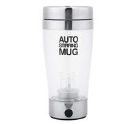 Tazza elettrica in acciaio inossidabile da 400 ml con agitazione, tazza miscelatrice automatica per caffè e latte, bicchiere da viaggio ricaricabile con agitazione a un solo tocco