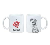 Tazza English Pointer Con Cane Io Amo Art-Dog