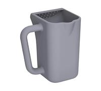 Tazza ergonomica per lavare lo shampoo per neonati con design in morbido silicone e controllo dell'acqua Tazza ergonomica per il bagno dei neonati