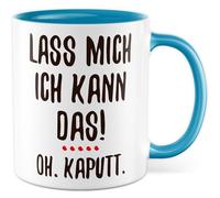 Tazza fai da te regalo Lascia che mi posso fare questo! Oh. rotto., tazza da caffè costruire artigiano padre madre ironia sarcasmo idea regalo collega fidanzato ragazza tazza caffè
