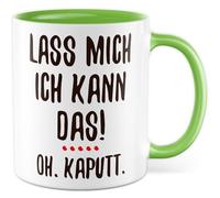 Tazza fai da te regalo Lascia che mi posso fare questo! Oh. rotto., tazza da caffè costruire artigiano padre madre ironia sarcasmo idea regalo collega fidanzato ragazza tazza caffè