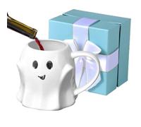 Tazza fantasma, Tazza da caffè in ceramica Ghostface, per tè, latte, regali unici per amici, familiari, colleghi per il dormitorio scolastico degli uffici domestici