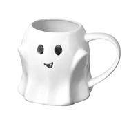 Tazza fantasma - Tazza da caffè in ceramica Ghostface, per tè, latte, regali unici per amici, familiari, colleghi per il dormitorio scolastico degli uffici domestici