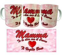 Tazza Festa Della Mamma Te Lo Dico Con Il Cuore Ti Voglio Bene PS 05885