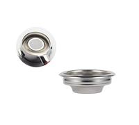Tazza filtro for caffè in acciaio inossidabile, filtro for estrazione espresso, doppia ciotola for polvere di caffè, utensile for caffè, 22 g, 58 mm(58mm Single cup-9g)