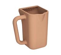 Tazza flessibile in silicone per lavaggio dei capelli con manico antiscivolo Protezioni delicate per gli occhi essenziali per neonati Rondella per la testa del bambino in morbido silicone