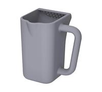 Tazza flessibile in silicone per lavaggio dei capelli con manico antiscivolo Protezioni delicate per gli occhi essenziali per neonati Rondella per la testa del bambino in morbido silicone