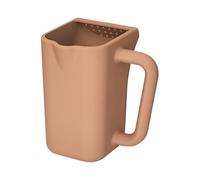 Tazza flessibile in silicone per lavaggio dei capelli con manico antiscivolo Protezioni delicate per gli occhi essenziali per il bagno per neonati Baby Head Wash Cup per il bagno