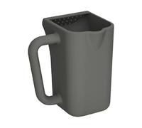 Tazza flessibile in silicone per lavaggio dei capelli con manico antiscivolo Protezioni delicate per gli occhi essenziali per il bagno per neonati Baby Head Wash Cup per il bagno